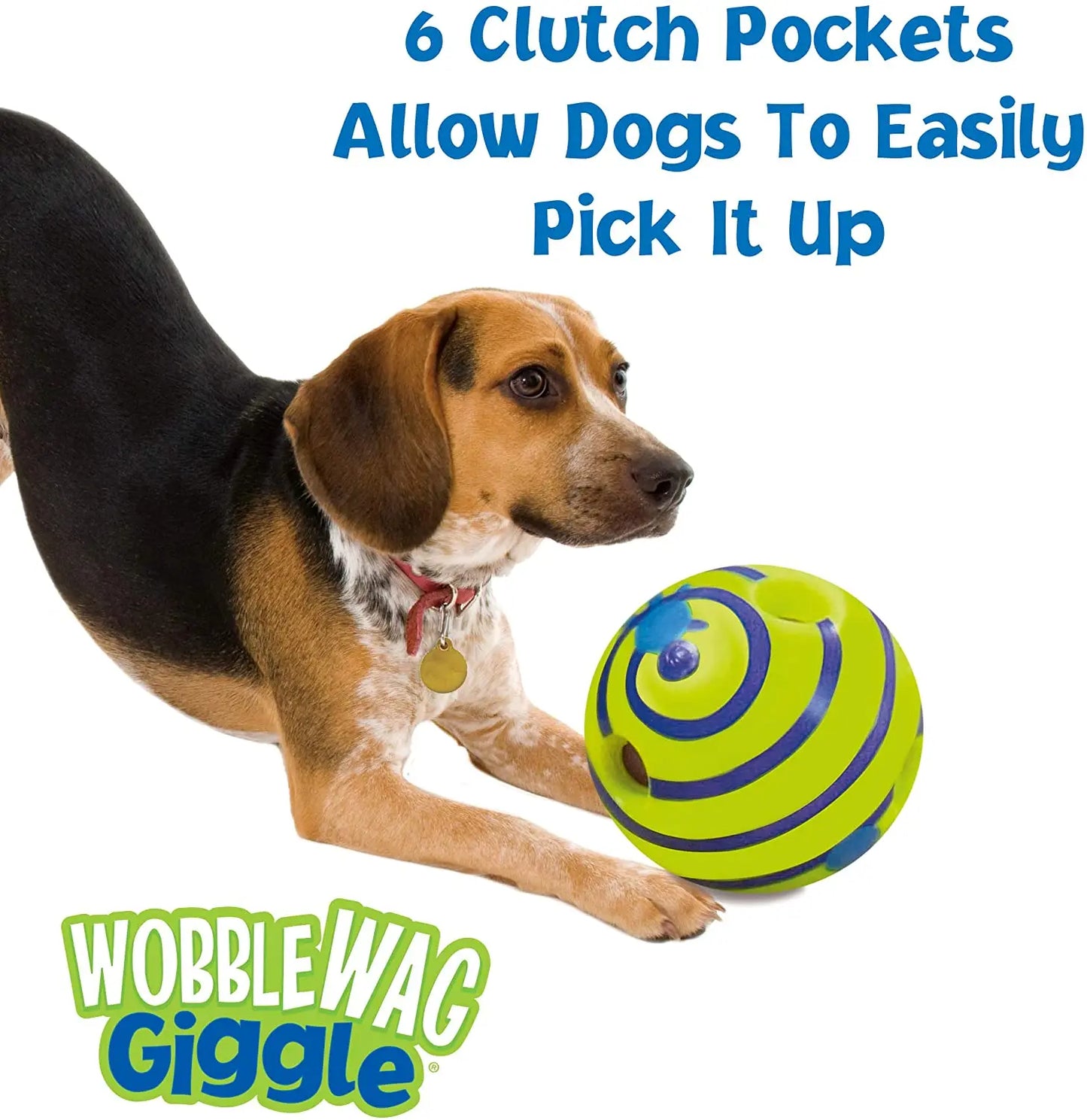 Wobble Wag Giggle Glow Ball - Interactive Dog Toy with Sounds