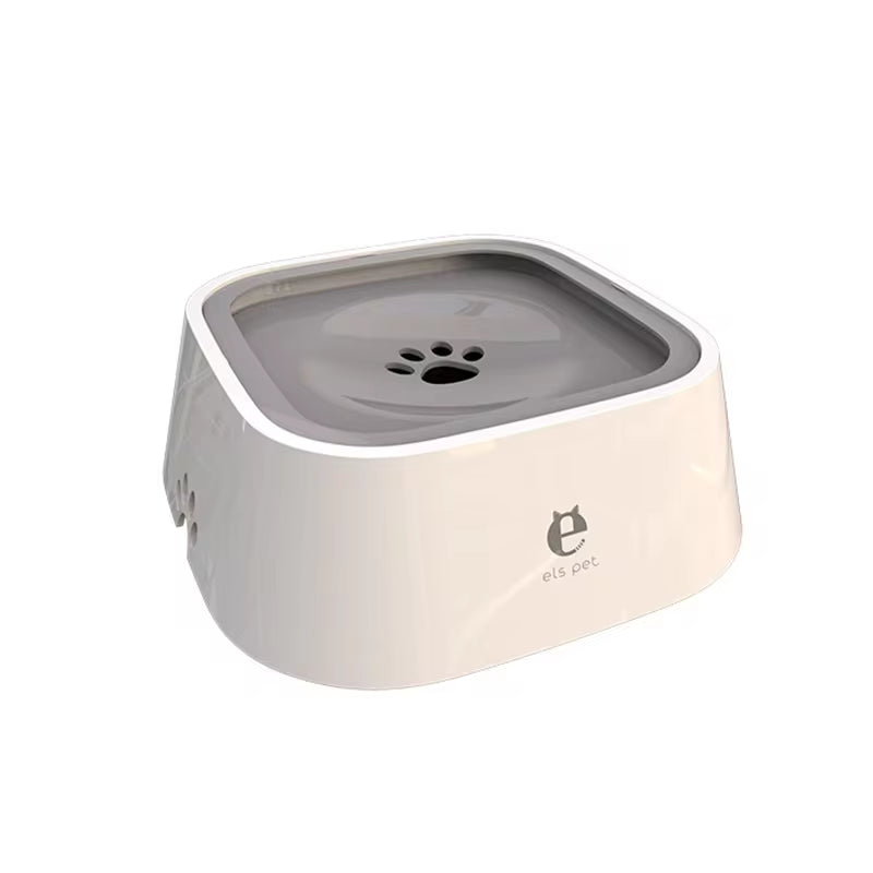 Dog Drinking Water Bowl Floating Non-Wetting Mouth