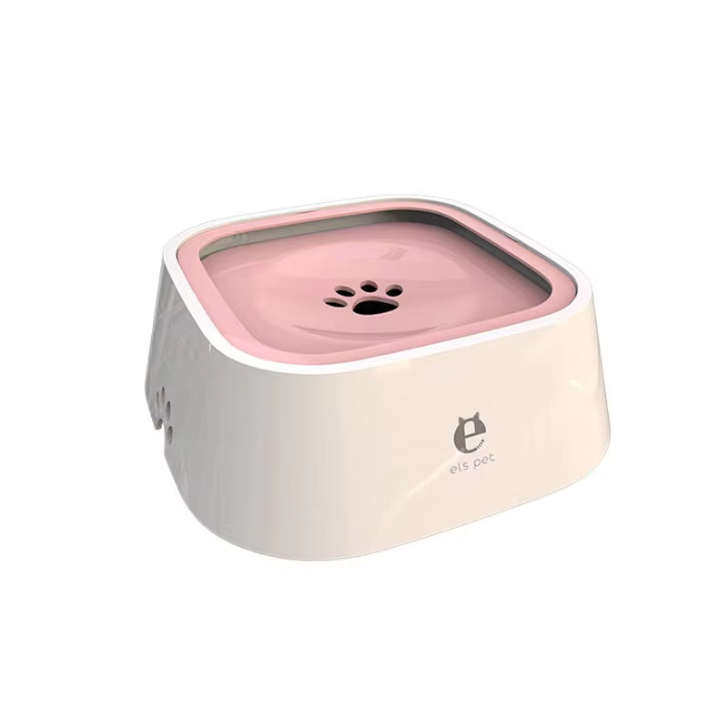 Dog Drinking Water Bowl Floating Non-Wetting Mouth