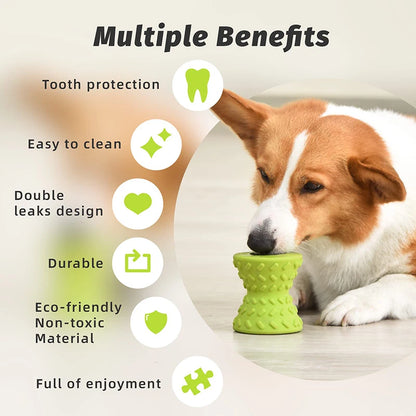 Benepaw Food Dispensing Dog Toy - Durable, Non-Toxic Rubber