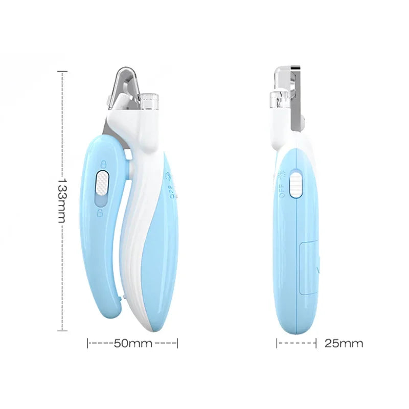 Professional Pet Nail Clippers with LED Light