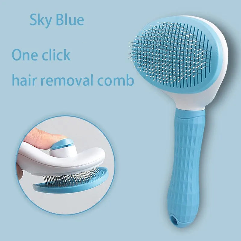 Pet Hair Brush for Dogs and Cats - Grooming Tool for Hair Removal