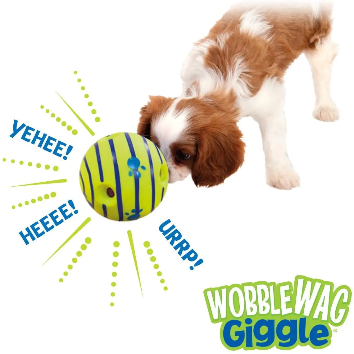 Wobble Wag Giggle Glow Ball - Interactive Dog Toy with Sounds