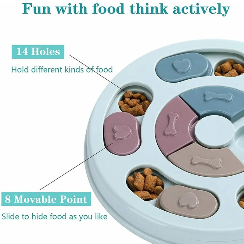 Dog Food Hiding Bowl - Slow Food Training & Educational Toy