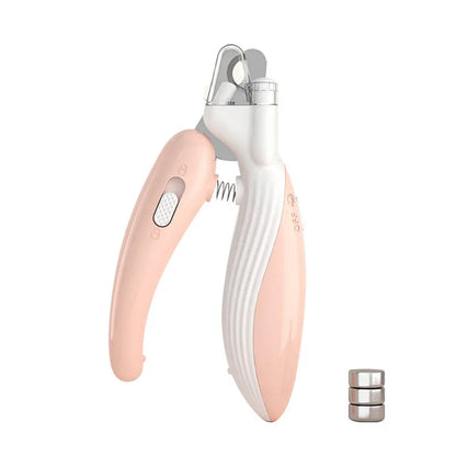 Professional Pet Nail Clippers with LED Light