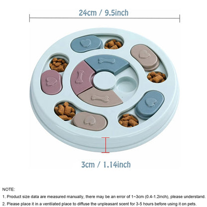 Dog Food Hiding Bowl - Slow Food Training & Educational Toy