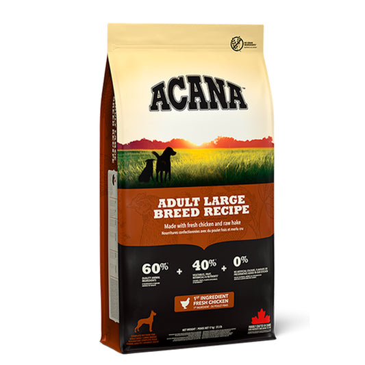 ACANA Adult Large Breed Recipe - Premium Large Breed Dog Food | 11.4Kg/25Lb