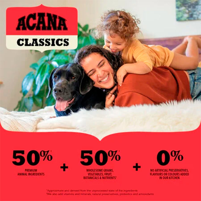 ACANA Red Meat Recipe - Premium Red Meat Dog Food | 14.5Kg/31.9Lb