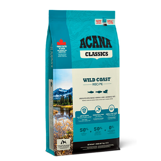 ACANA Wild Coast Recipe - Premium Fish-Based Dog Food | 9.7Kg/21.4Lb