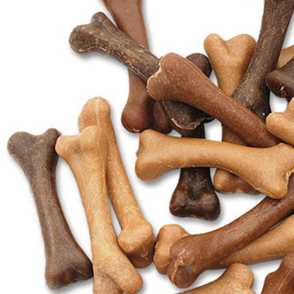 30Pcs Cowhide Bone Dog Toys - Teeth Cleaning Stick Treats for Dogs