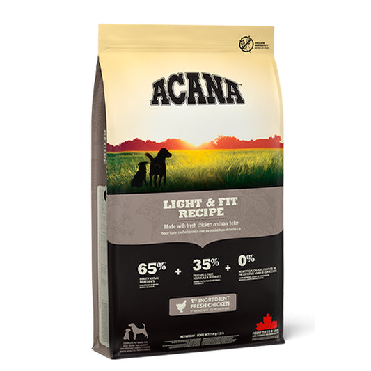 ACANA Light & Fit Recipe - Premium Weight Management Dog Food | 11.4Kg/25Lb