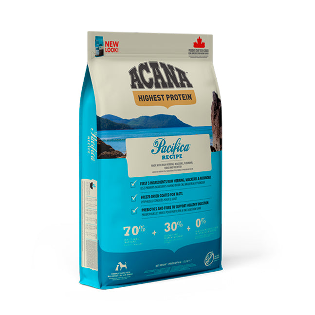 ACANA Pacifica Recipe - Premium Fish-Based Dog Food | 11.4Kg/25Lb