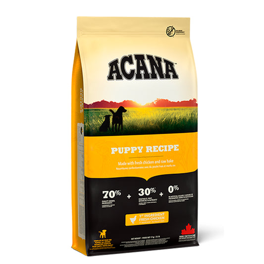 ACANA Puppy & Junior Recipe - High-Protein Dog Food | 11.4Kg/25Lb