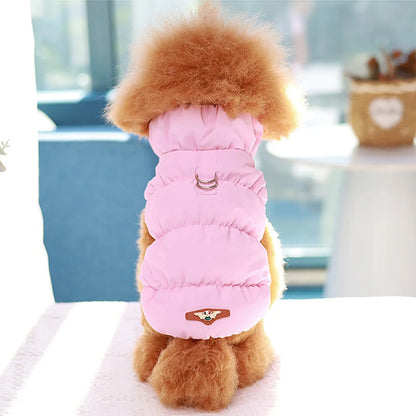 Soft Warm Dog Coat, Padded Winter Jacket for Small and Medium Dogs, French Bulldog Vest