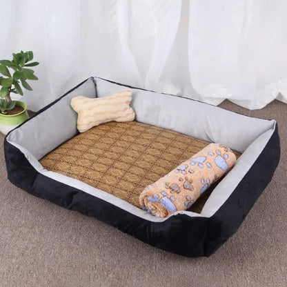 Pet Nest Bed, Warm Mat for Small, Medium, and Large Dogs, Pet Supplies