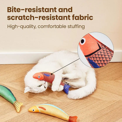 3D Fish Catnip Toy for Cats