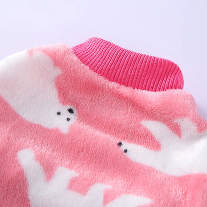 Themed Warm Pajamas for Small Dogs, Pomeranian Onesies