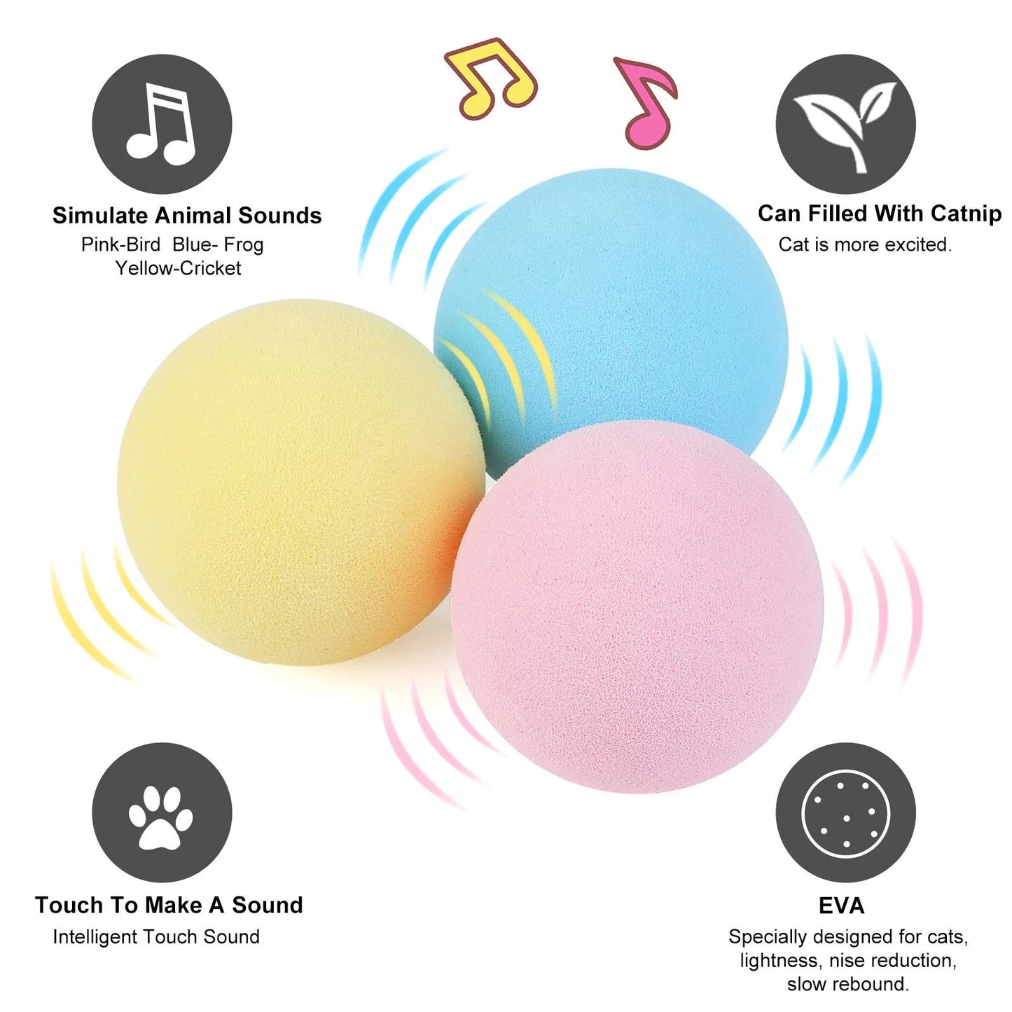 Interactive Smart Ball Toy for Cats