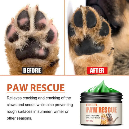 Pet Paw Cream, Moisturizing and Protective Cream for Cracked Dog and Cat Paws, 30g