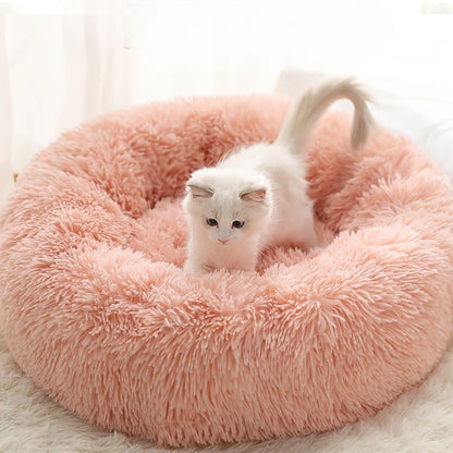 Plush Winter Nest for Cats and Small Dogs