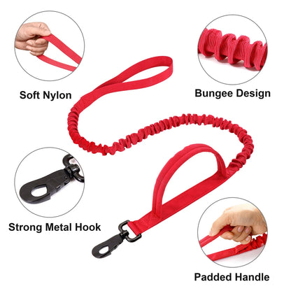 Durable Military Tactical Dog Collar and Nylon Leash Set for Training