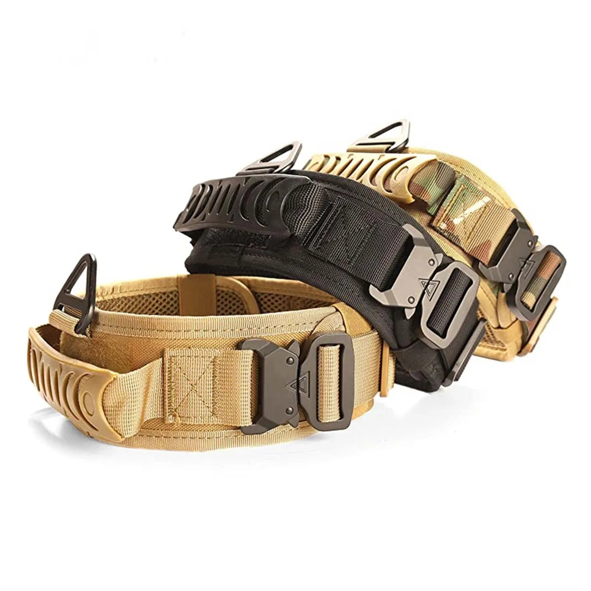 Adjustable Reflective Military Dog Training Collar