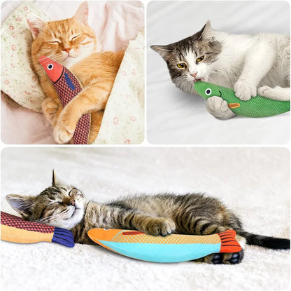 3D Fish Catnip Toy for Cats