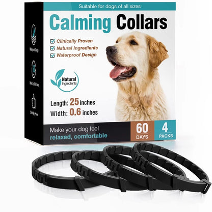 Calming Pheromone Collars for Dogs, Adjustable Comfort Collar to Relieve Anxiety