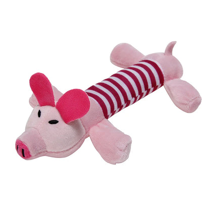 Animal-Shaped Plush Toy for Dogs, Bite-Resistant and Squeaky Toy for Small Dogs