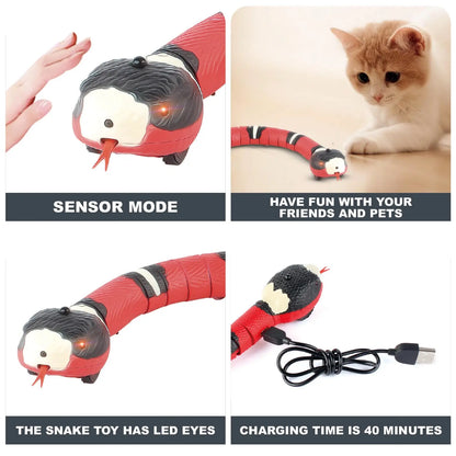 Smart Motion-Detecting Cat Toy, USB Powered