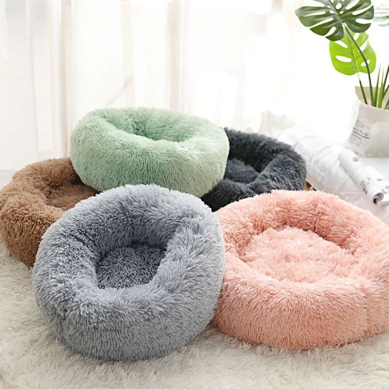 Plush Winter Nest for Cats and Small Dogs