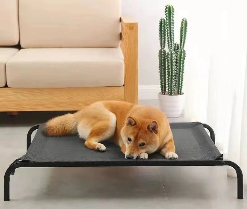 Detachable Elevated Pet Bed, Easy to Install, Indoor/Outdoor, Breathable Mesh Fabric