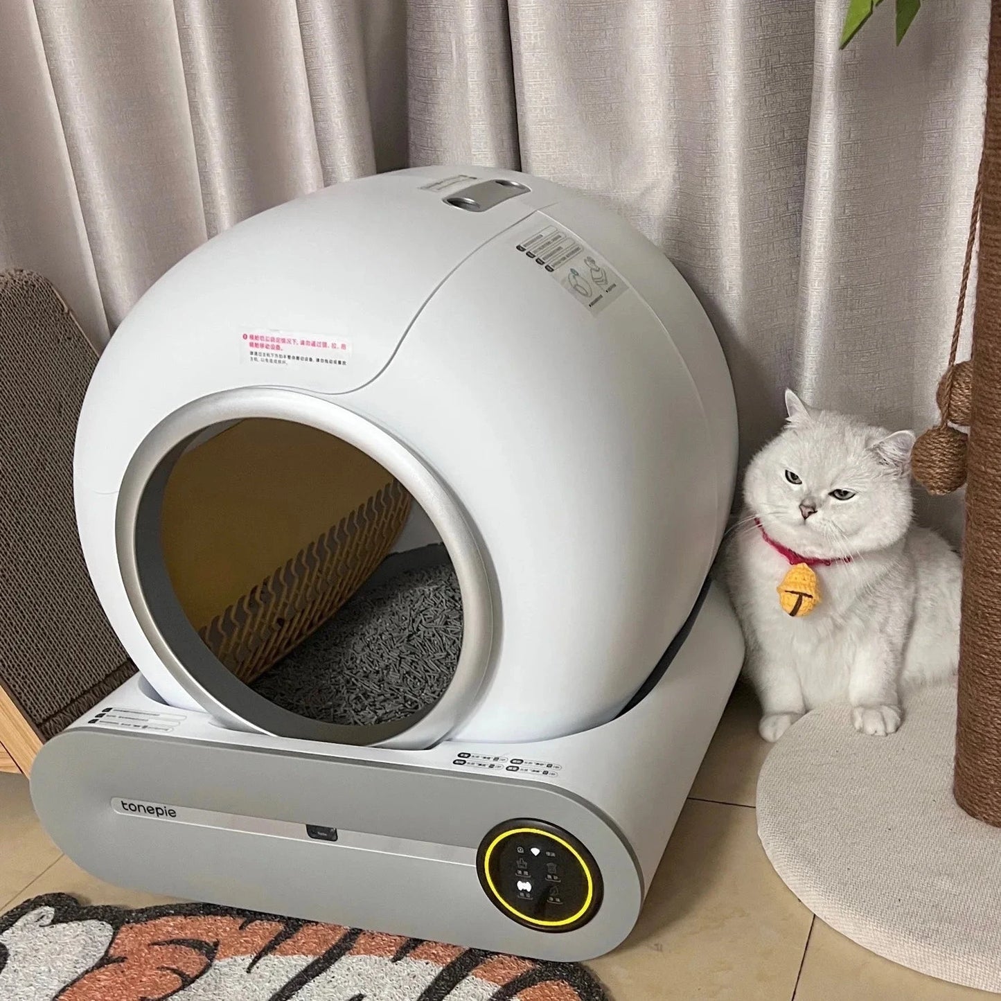 Tonepie 65L Automatic Self-Cleaning Litter Box