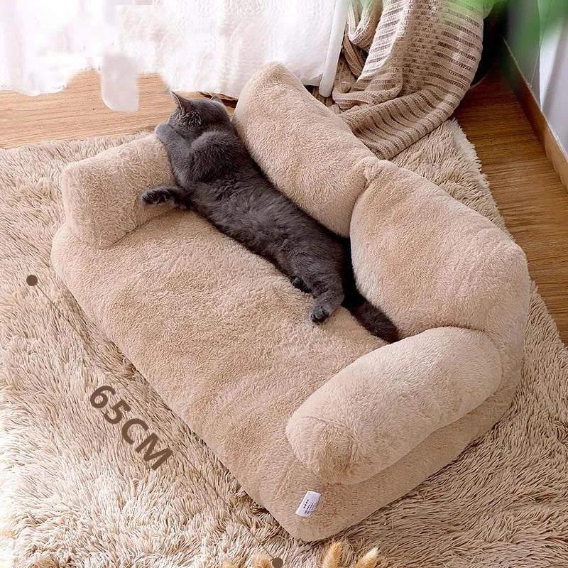 Luxury Plush Cat Sofa Bed