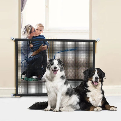 Dog Barrier Fence, Pet Safety Net for Stairs, Doorways, and Playpen