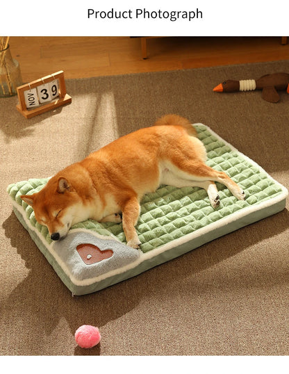 Plaid Pet Bed for Cats and Small Dogs