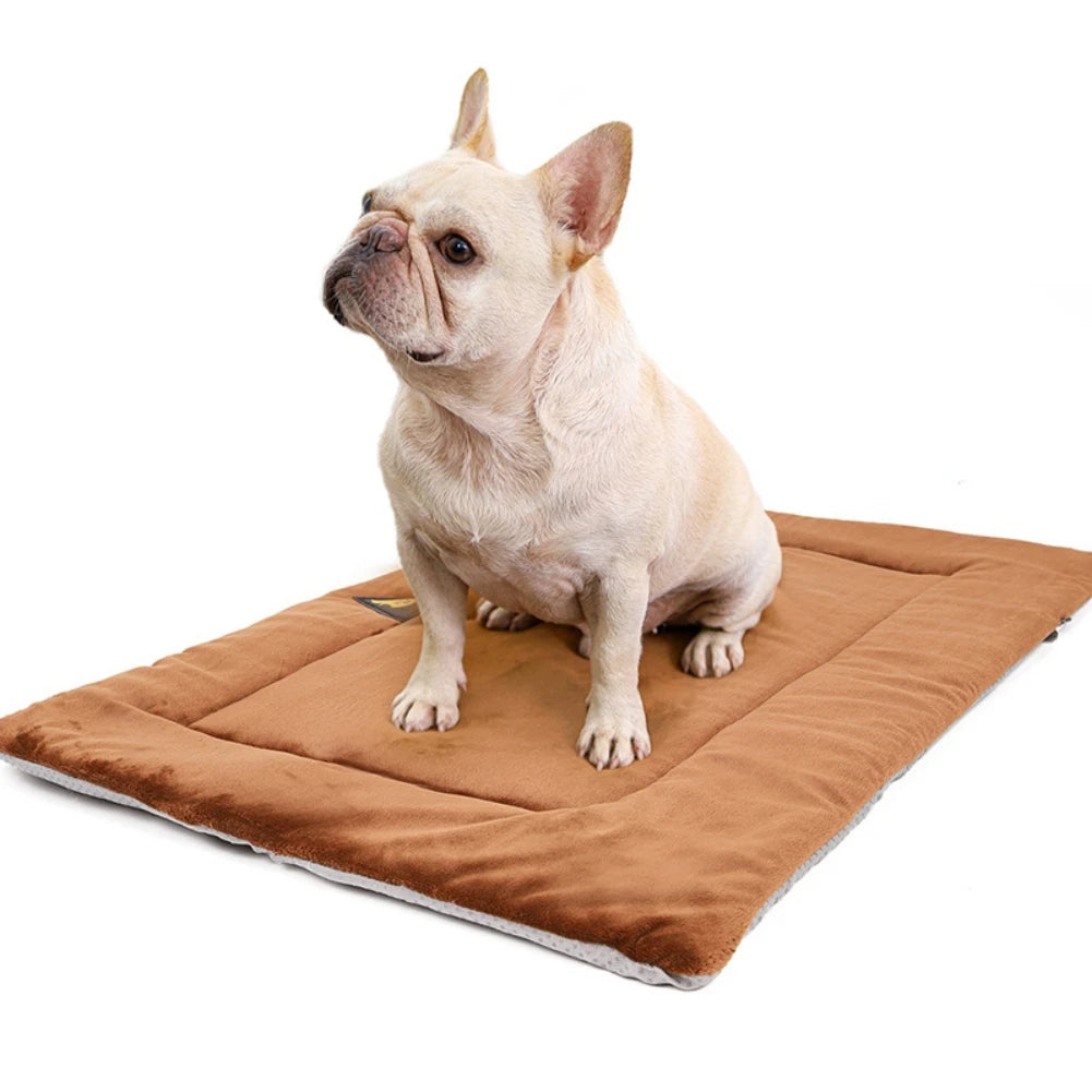 Self-Heating Pet Mat, Flannel Thermal Bed for Dogs and Cats, Waterproof Winter Mat