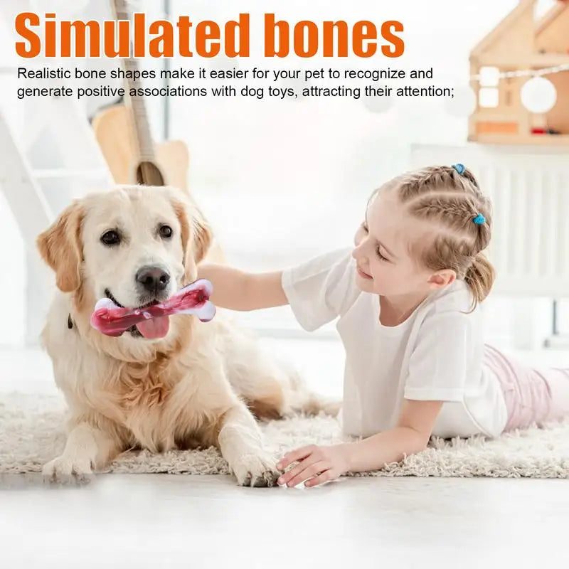 Indestructible Bone Shape Dog Chew Toy - Durable for All Sizes