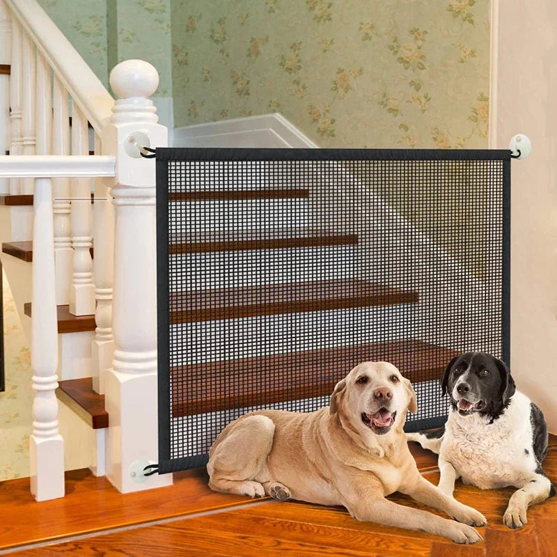 Dog Barrier Fence, Pet Safety Net for Stairs, Doorways, and Playpen