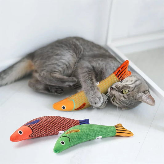 3D Fish Catnip Toy for Cats