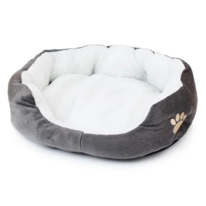 Super Soft Washable Dog Bed, Lamb Plush Mat for Cats and Dogs, Teddy Bichon