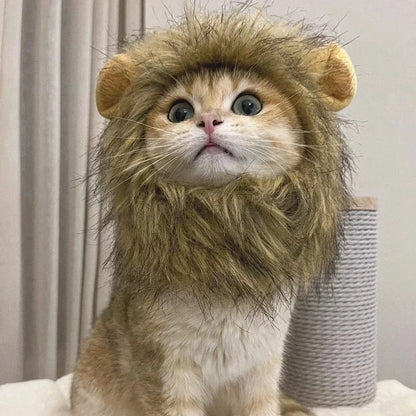 Fun Lion Mane Hat for Pets