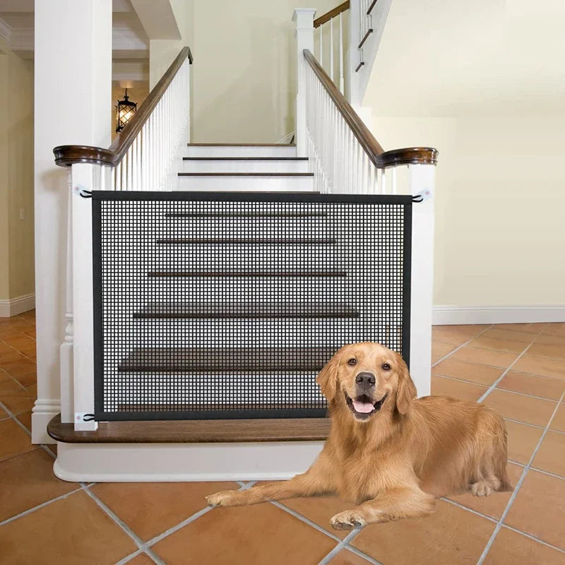 Dog Barrier Fence, Pet Safety Net for Stairs, Doorways, and Playpen