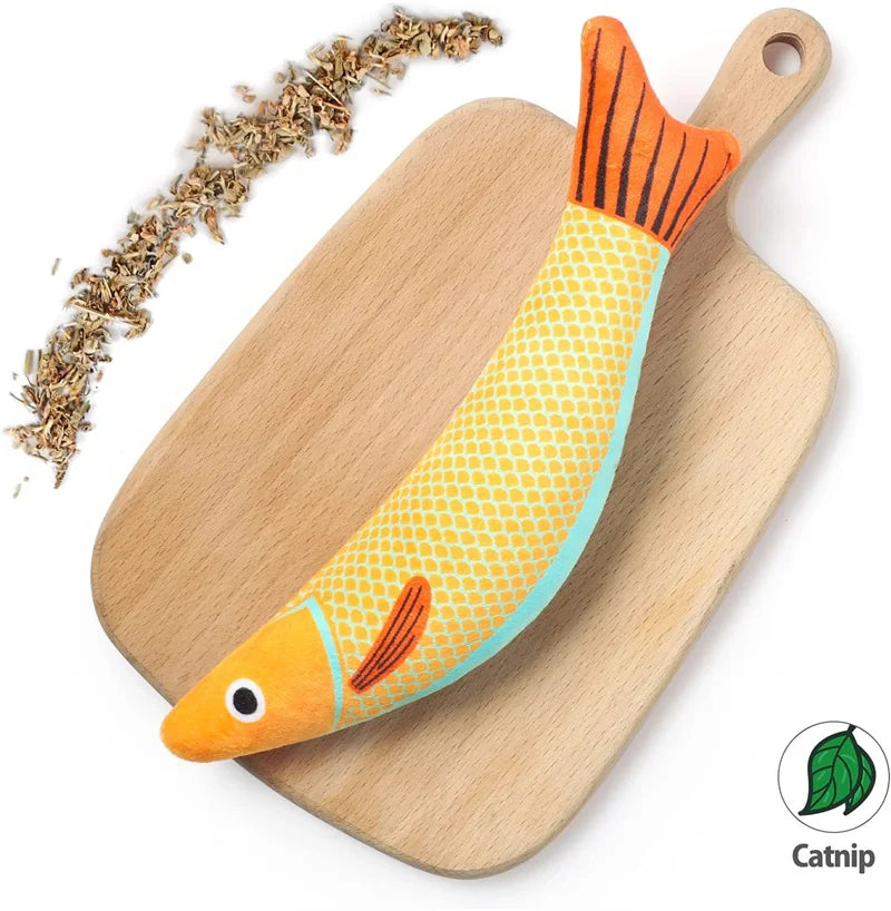 3D Fish Catnip Toy for Cats