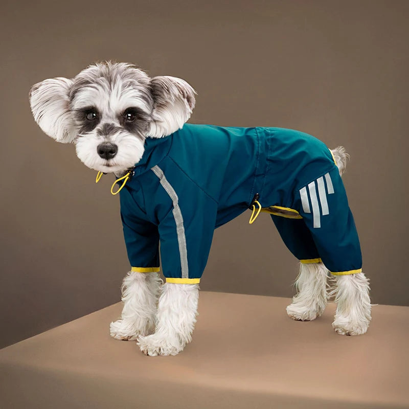 Reflective Raincoat for Dogs, Waterproof Pet Coat for Small and Medium Pets