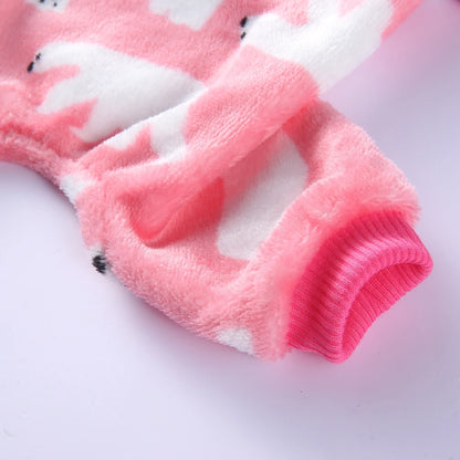 Themed Warm Pajamas for Small Dogs, Pomeranian Onesies