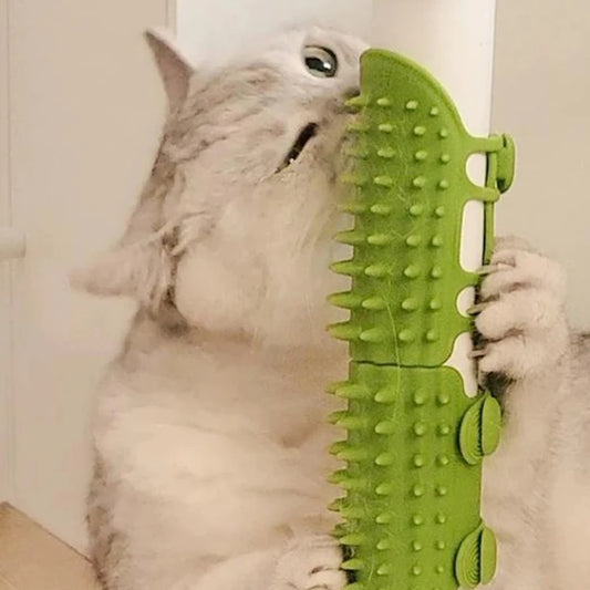 Cat Massage Brush, Wall-Mounted Groomer