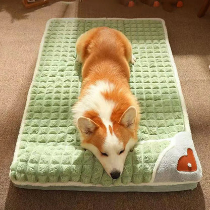 Plaid Pet Bed for Cats and Small Dogs