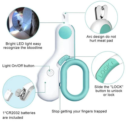 LED Nail Clipper for Cats and Dogs