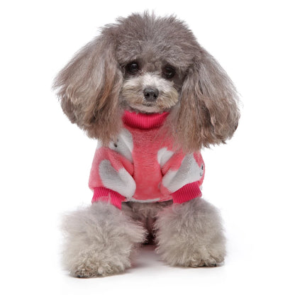 Themed Warm Pajamas for Small Dogs, Pomeranian Onesies